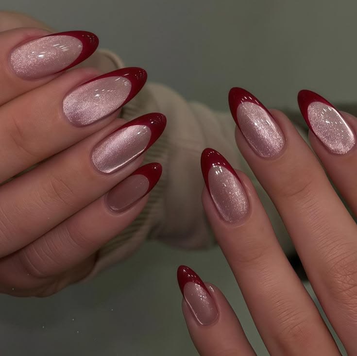 Red French Tips