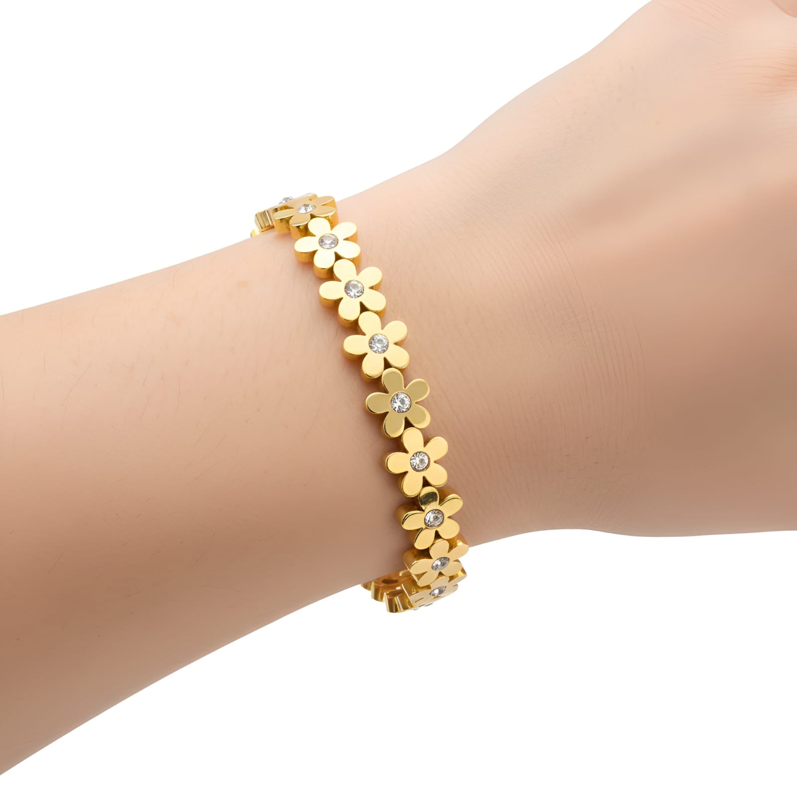 Gold Daisy Bracelet